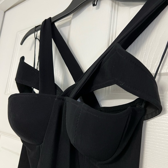 The Indecent Proposal Dress. Gorgeous Black Semi Formal Maxi Dress. - Picture 3 of 11